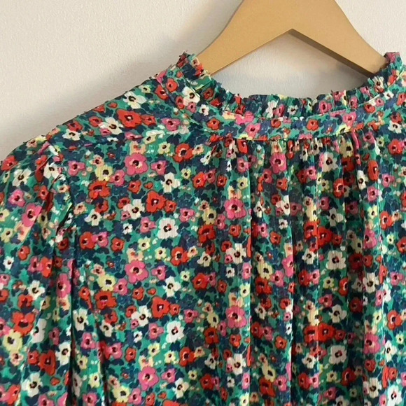 Rachel Zoe Floral Cottage core Blouse - Picture 13 of 15